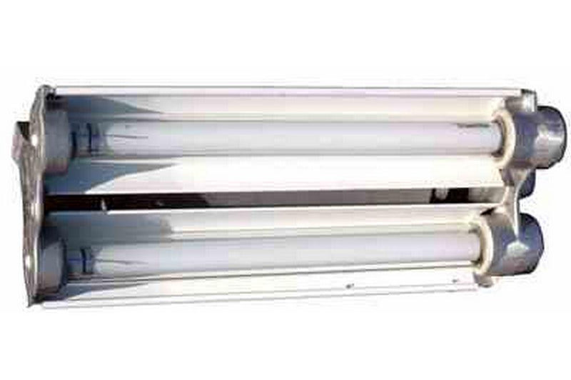 Explosion Proof Fluorescent Fixture - 2 Foot, 2 Lamp - Class 1, Div. 1 - Low Voltage 9-32 VDC