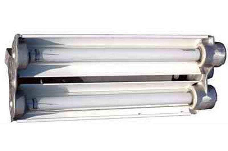 Explosion Proof Fluorescent/UV Lights for Paint Booths, Oil Rigs and Boats - 2' Long - 2 Lamps