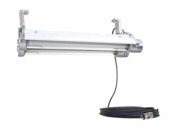 Class 1 & 2, Div 1 & 2 Explosion Proof UV Fluorescent Light - 2ft 2-Lamp - 15' Cord - EXP Plug