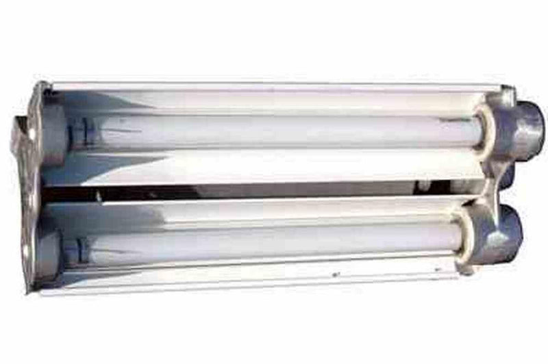 Class 1 & Class 2 Division 1 Explosion Proof UV Fluorescent Light - (2) 2' UVC Lamps