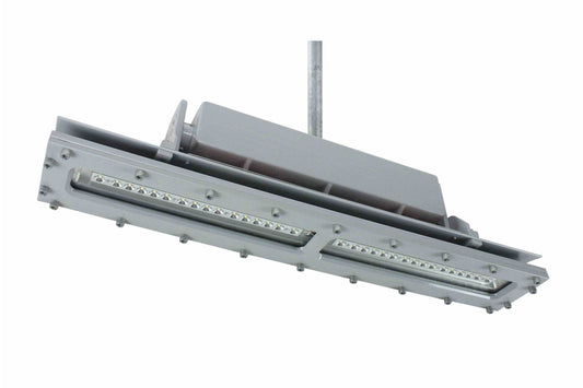 Larson Explosion Proof Low Profile Linear LED light - 3600 Lumens - Class 1 Div 1 - Pendant Mounted