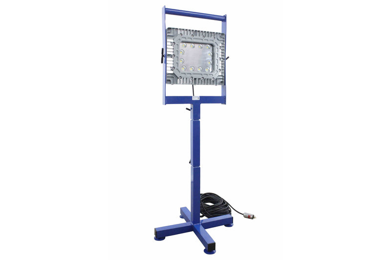 Larson 150 Watt Explosion Proof LED Light -5' Tall Base Stand Mount -40 Meter Cord -22" Stand -C1D1