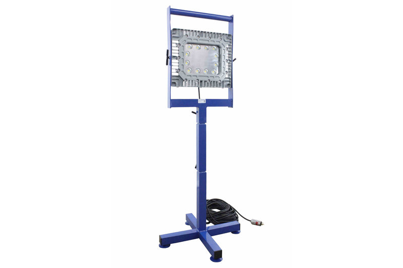 Larson 150W Explosion Proof LED Light - 5'H x 24"W Base Stand Mount - C1D1 - 200' 16/3 SOOW Cord