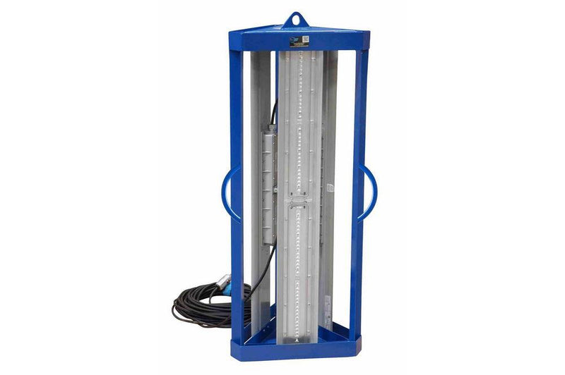 4' Explosion Proof Portable LED Flood Light System - Base Stand w/ 3 Handles - C1D1 - Tank Cleaning