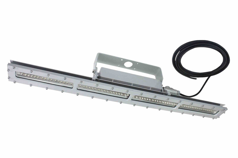 Larson Explosion Proof Low Profile Linear LED Light - Class I Div 1 - 4 Feet - 120-277 VAC - 100 Foot Cord