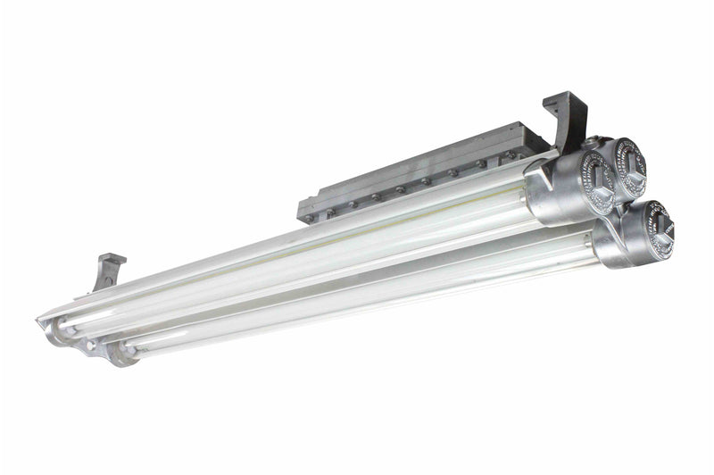 Larson Low Profile Surface Mount Explosion Proof Fluorescent Light - 20,000 Lumens - Paint Booth Approved