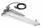 Larson Low Profile Surface Mount Explosion Proof Fluorescent Light - 20,000 Lumens - 25' Cord w/ EXP Plug