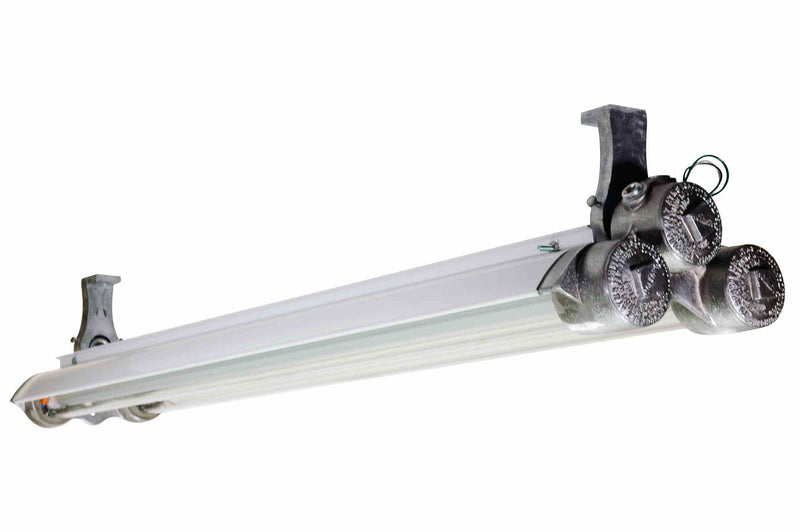 Larson Dimmable Explosion Proof LED Paint Spray Booth light - Class 1 & 2 Div 1 - T6 - 5,750 Lumens