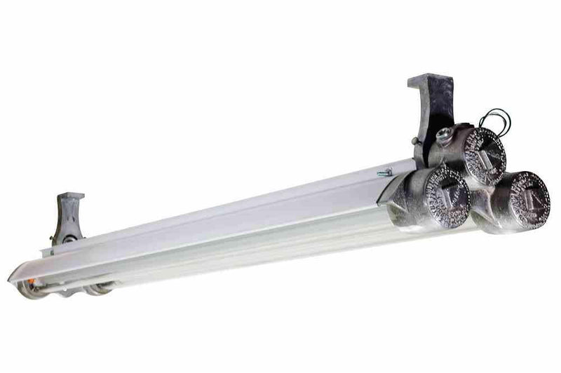 0-10V Dimmable Explosion Proof LED Paint Spray Booth light - Class 1 & 2 Div 1 - T6 - 7,000 Lumens