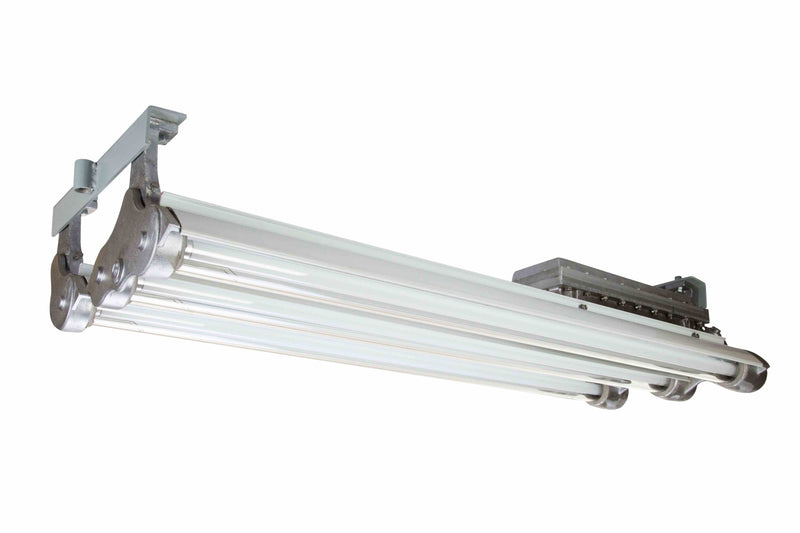 Larson Integrated Explosion Proof LED Paint Spray Booth Light - 12,000 Lumens - 4' 3-Lamp - Class 1 Div 1