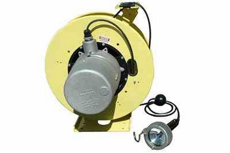 Explosion Proof Spotlight & Cord Reel - 120/277V to 12VDC - 50 Watts - 100' SOOW Cord - C1D1