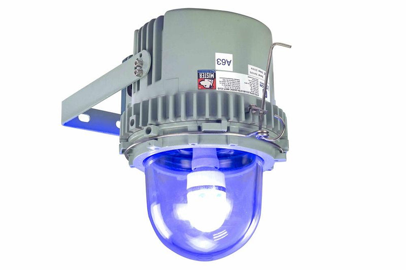 10W Hazardous Location LED Aviation Obstruction Light - 230V, 50/60 Hz - Blue, L810 - Surface Mount - ATEX/IECEx