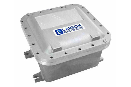 Explosion Proof Enclosure - 8" x 12" x 6" Int. Dims. - C1D1 - (2) 2" Taps - Viewing Lens