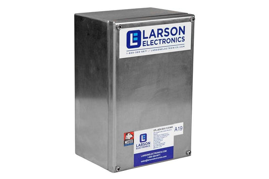 Stainless Steel Hazardous Location Junction Box - C1D2 - Flanged Backplate Mount - Type 4X - (6) Total Hubs