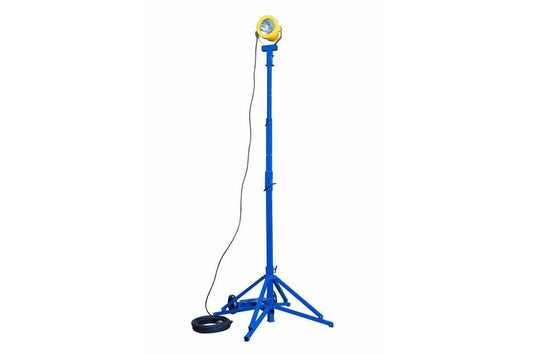 Explosion Proof Metal Halide Light - 70 Watt - Quadpod Mount - 100' Cord - Hazlo Plug