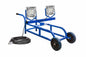 Explosion Proof LED Tank Light Cart - (2) 50W LED - Adjustable LED Light Heads - 14,000 lms