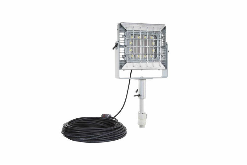 150W Explosion Proof Pole Top Mount Lightweight LED Light Fixture - Slip Fitter Yoke -140Ãƒâ€šÃ‚Â° Spread