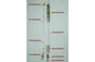 Replacement Aluminum Handle with Rubber Bump Guards for EPL-FL1524-LED Series Drop Lights
