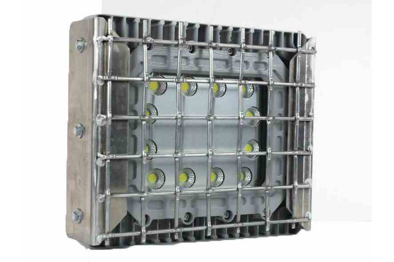 Larson Explosion Proof 150W High Bay LED Light Fixture - Aluminum Framed Housing and Wire Guard