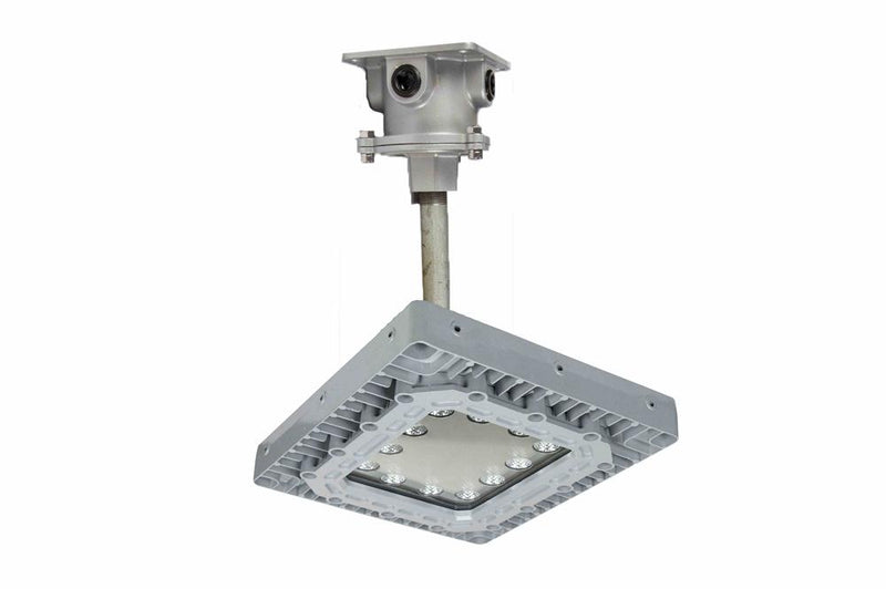 150W Ceiling Mount Explosion Proof High Bay Dimmable LED Light Fixture - Paint Spray Booth Approved - 0-10V Dimmable