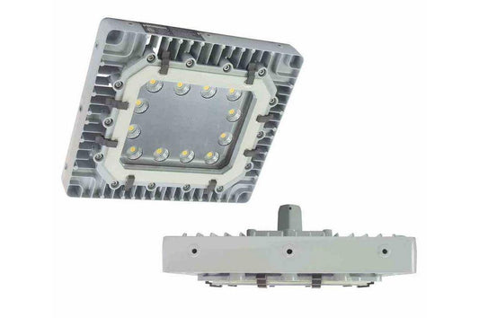 150W Explosion Proof Food Safe LED Light Fixture - C1D1/C2D1 - 21,000 Lumens - No Exposed Glass