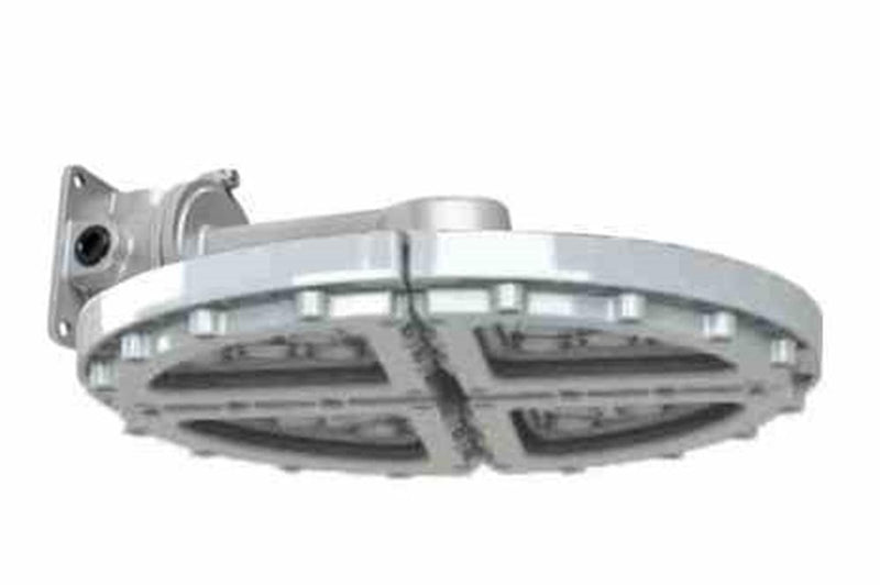 175W Explosion Proof High Bay LED Light Fixture - Class I, II, III - Paint Spray Booth Approved - T5 - Wall Mount