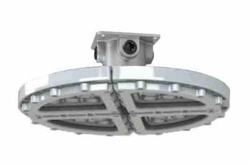 200W Explosion Proof High Bay LED Light Fixture - Class I, II, III - Paint Spray Booth Approved - T5 - Ceiling Mount