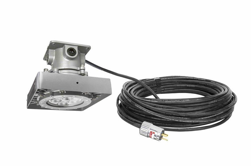 50W C1D1 Explosion Proof Low Bay LED - Serviceable Junction Box - 100' SOOW Cord w/ EPP Cord Cap