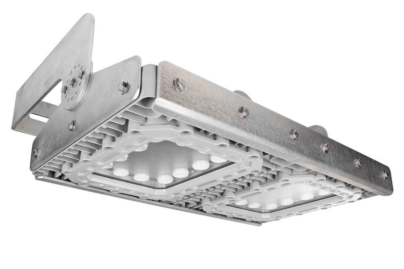 300W Explosion Proof LED Flood Light Fixture - C1D1 - Paint Spray Booth Approved - 35,000 Lumens - 347/480V