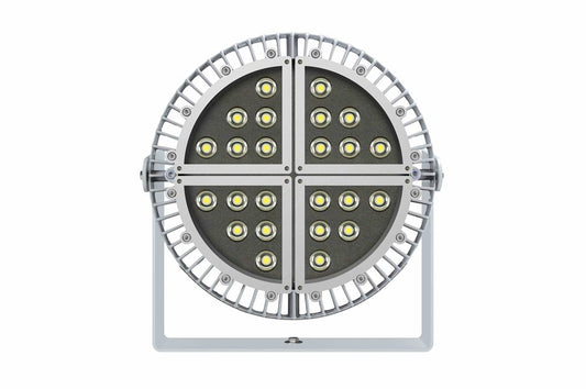 300W Explosion Proof Round LED Light Fixture - Class I, II, III - Replacement for 1500W Metal Halide