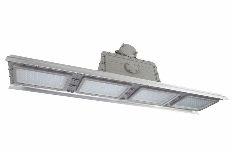 320W Explosion Proof High Bay Linear LED Fixture - C1D1, C2D1 - Glass Lens - Pendant Mount