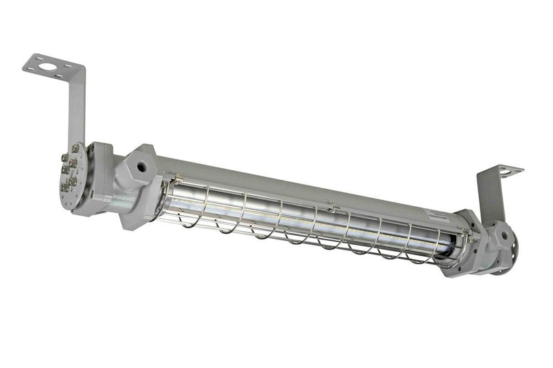40 Watt Explosion Proof Low Profile LED Fixture - 5,400 Lumens - Class 1 & 2 Div 1 & 2 - 90Â° Pivoting Bracket