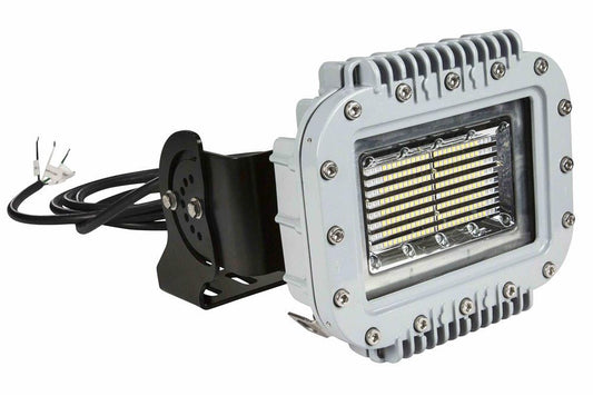 Explosion Proof 70 Watt Wall Mount Low Profile LED Light 6000 lumens - Class 1 Div 1 Class 2 Div 1