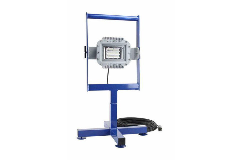 Portable Explosion Proof LED Light - Base Stand Mount - 70 Watt LED - Class I Div 1 C&D - 100' Cord