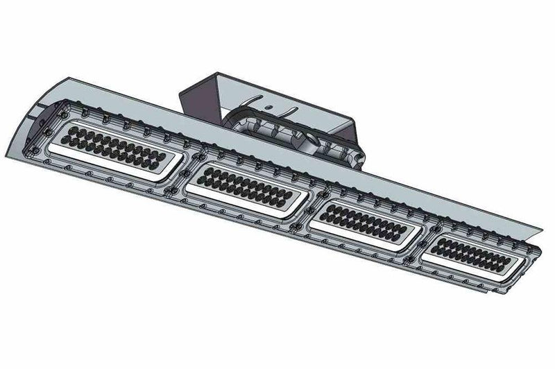 40W Explosion Proof LED Linear Fixture - Class I, II, III - 5800 Lumens - Adjustable Trunnion Mount