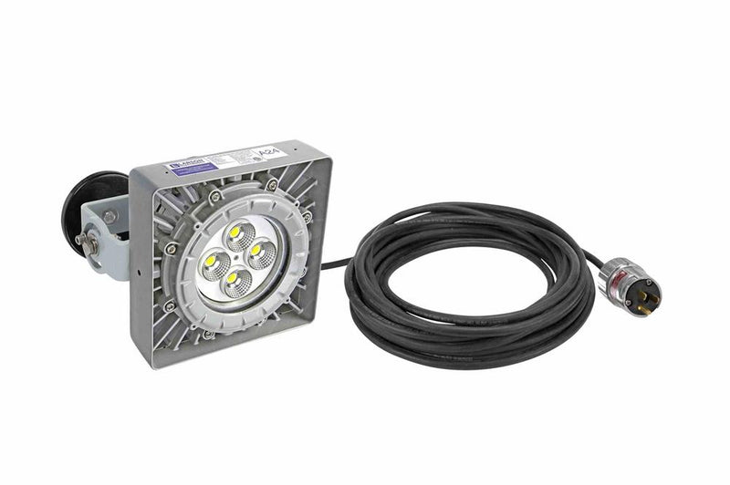 Explosion Proof 50 Watt Low Profile LED Light Fixture - Magnet Mount - Class I Divisions 1 & 2