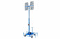 600W Pull Around Explosion Proof Light Tower w/ Anti-static Wheels - (4) LED Lamps - 50' Cord