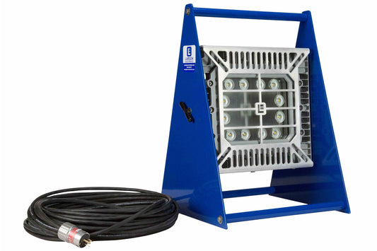 Larson 150 Watt Class 1 Div 1 Explosion Proof LED Light-Wire Guard Over Lens - Non-Spark Aluminum Base