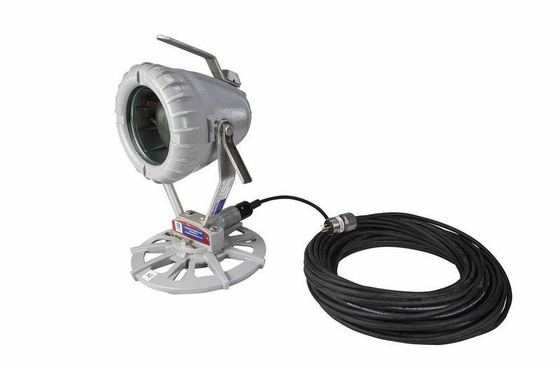 Explosion Proof Light - 150 Watt - Pedestal Mount - 100 foot Cord with Explosion Proof Plug