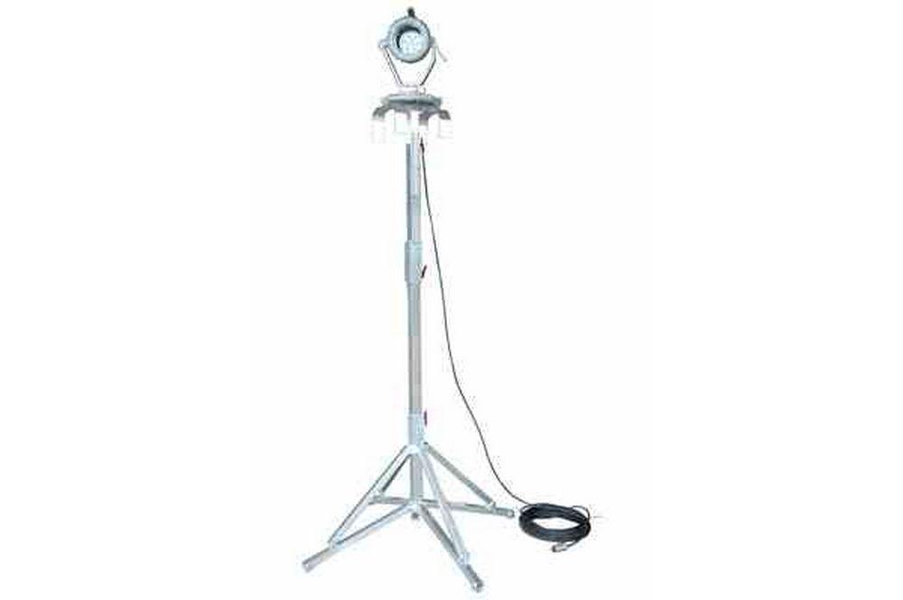 Explosion Proof LED Light - 30 Watt LED - Quadpod Mount - 100' SOOW Cord - Hazlo Plug