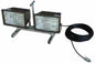 Hazardous Area Light - Pedestal Stand - 2 X 400 Watt Metal Lights - Class 1 Div 2 - 200ft Cord