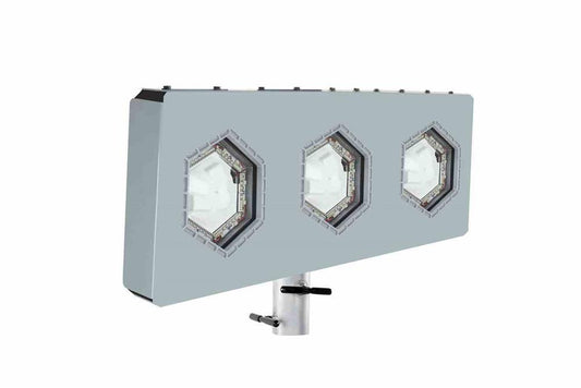 450W High Bay Explosion Proof LED Light Fixture - C1D1/C2D1 Group B Hydrogen - Pole Top Mount