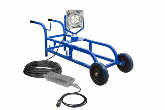 Larson 50W EXP LED Light - 6,250 Lm - Cart Mount - Quick Change Mount - C1D1 - 100' 12/3 SOOW - Inline