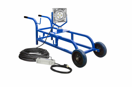Larson 50W EXP LED Light - 6,250 Lm - Cart Mount - Quick Change Mount - C1D1 - 100' 12/3 SOOW - Inline