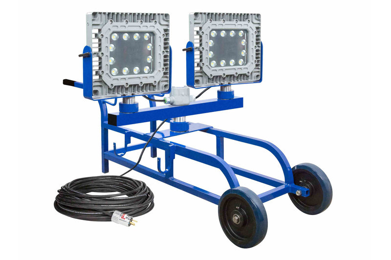 Larson 300W EXP LED Light - 42,000 Lm - Cart Mount - Quick Change Mount - C1D1 - 100' 16/3 SOOW - EXP Plug