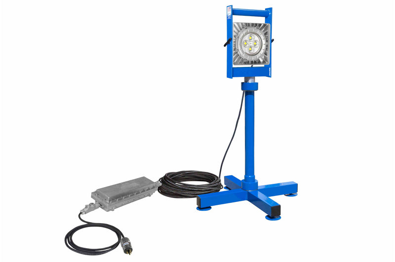 Larson 50W EXP LED Light - 6,250 Lm - 3ft Stand - Quick Change Mount - C1D1 - 100' 12/3 SOOW - EXP Plug