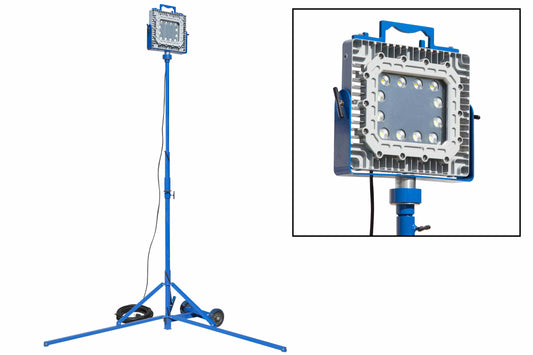 Larson 150W EXP LED Light - 21,000 Lm - Tripod - Quick Change Mount - C1D1 - 100' 16/3 SOOW - GEN Plug