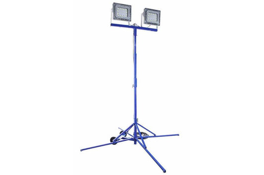 300W Explosion Proof LED Light Tower - Quadpod Mount - C1D1 - 200' 12/3 Cord w/ EXP Plug
