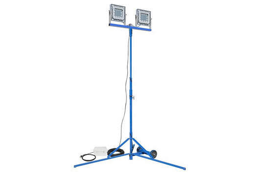 300W Explosion Proof LED Light Tower - Quadpod - 140Ãƒâ€šÃ‚Â° - C1D1 - 100' 12/3 Cord w/ GEN Plug - Inline