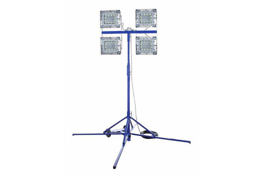 600 Watt Explosion Proof LED Light Tower - Quadpod Mount - 140Ãƒâ€šÃ‚Â°-C1D1 - 100 foot Cord w/ EXP Plug